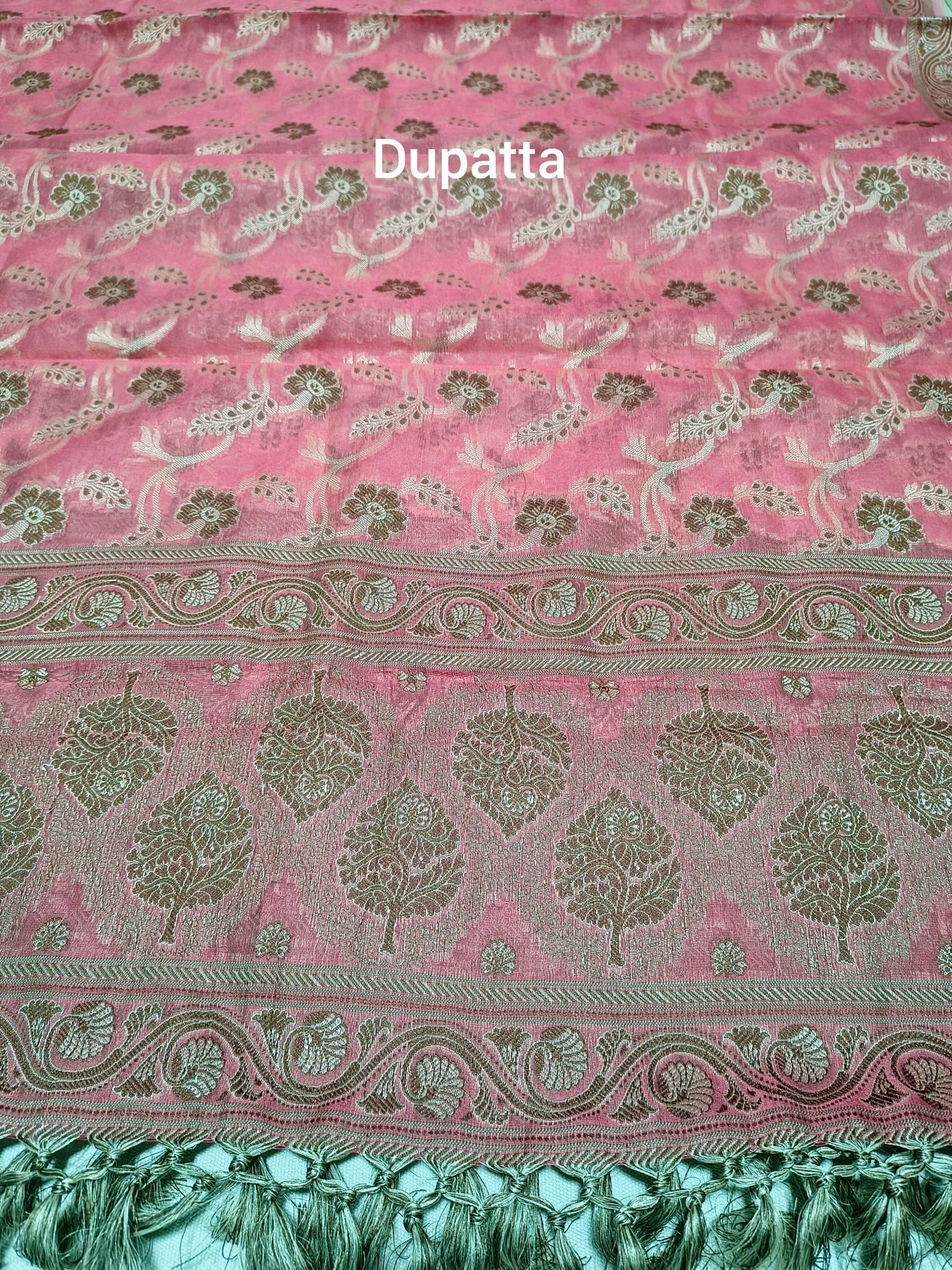 Allover Resham Weaving Suit view 6