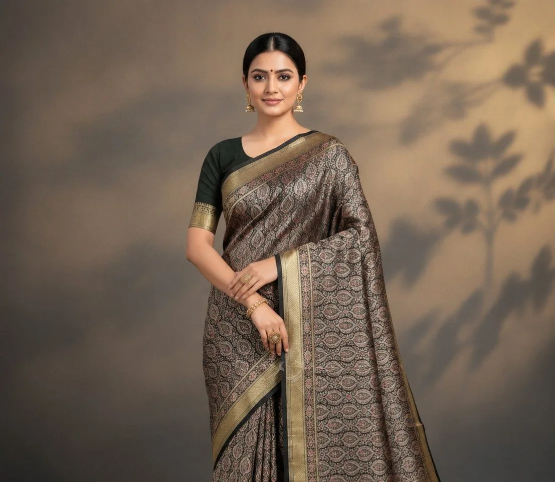 Digital Print Saree