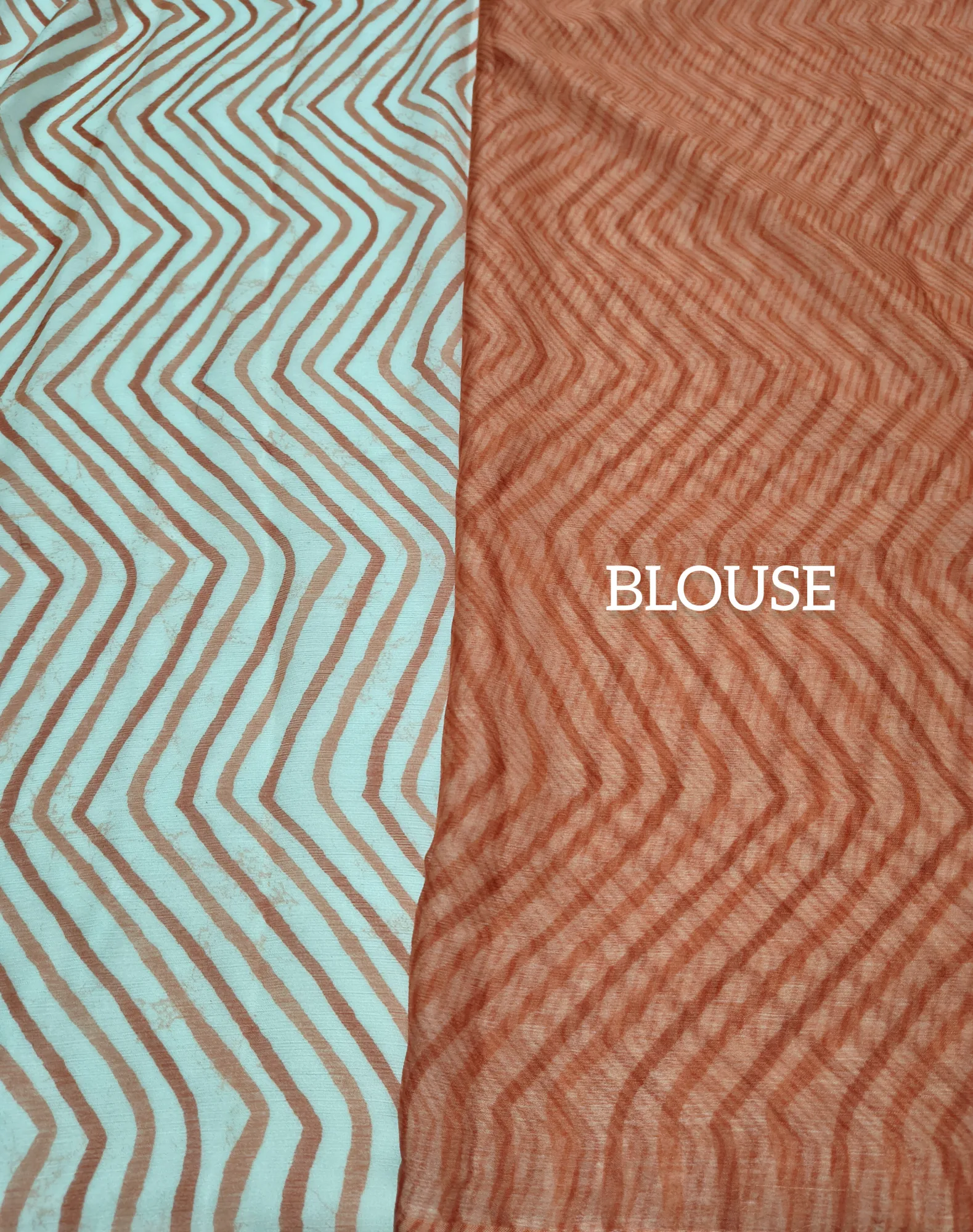 Leheriya Print Chiffon Saree view 3