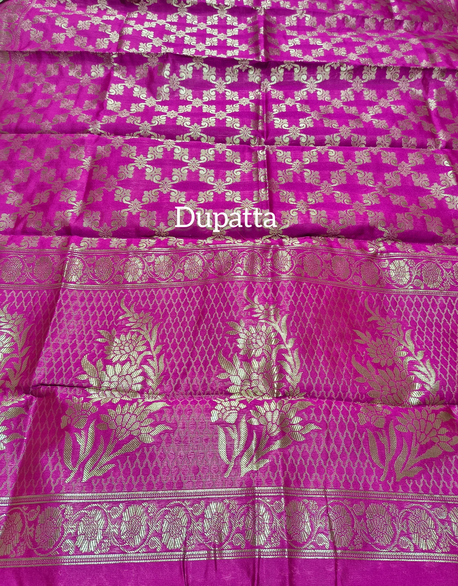 Gota Patti Work Allover Zari Weaving Suit view 7