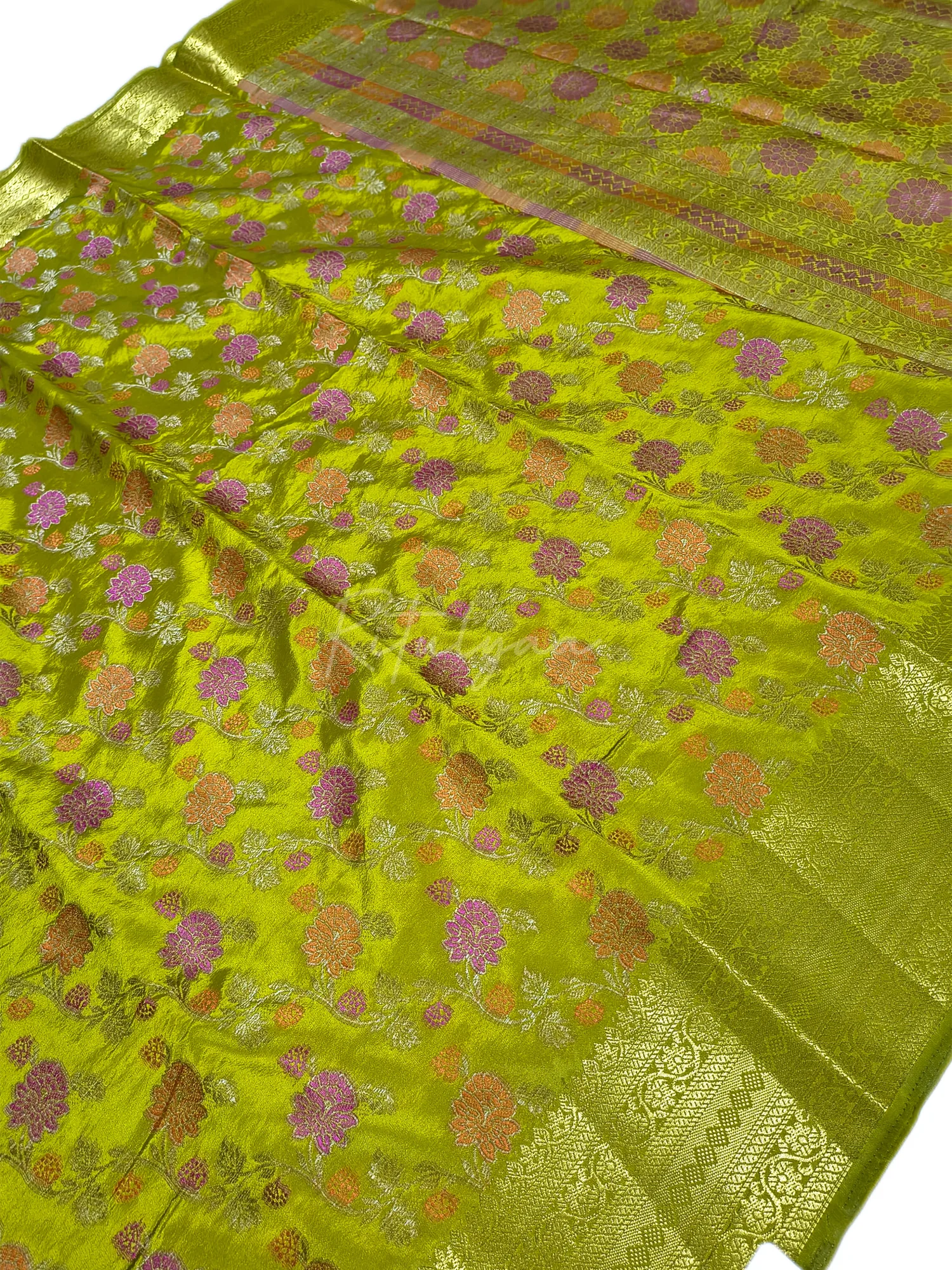 Allover Resham Weaving Saree view 2