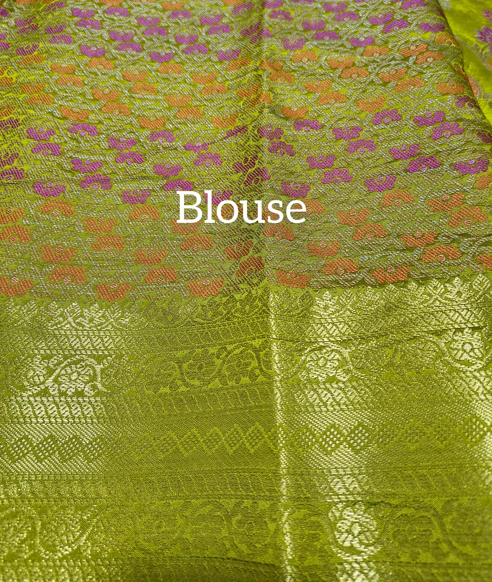Allover Resham Weaving Saree view 4
