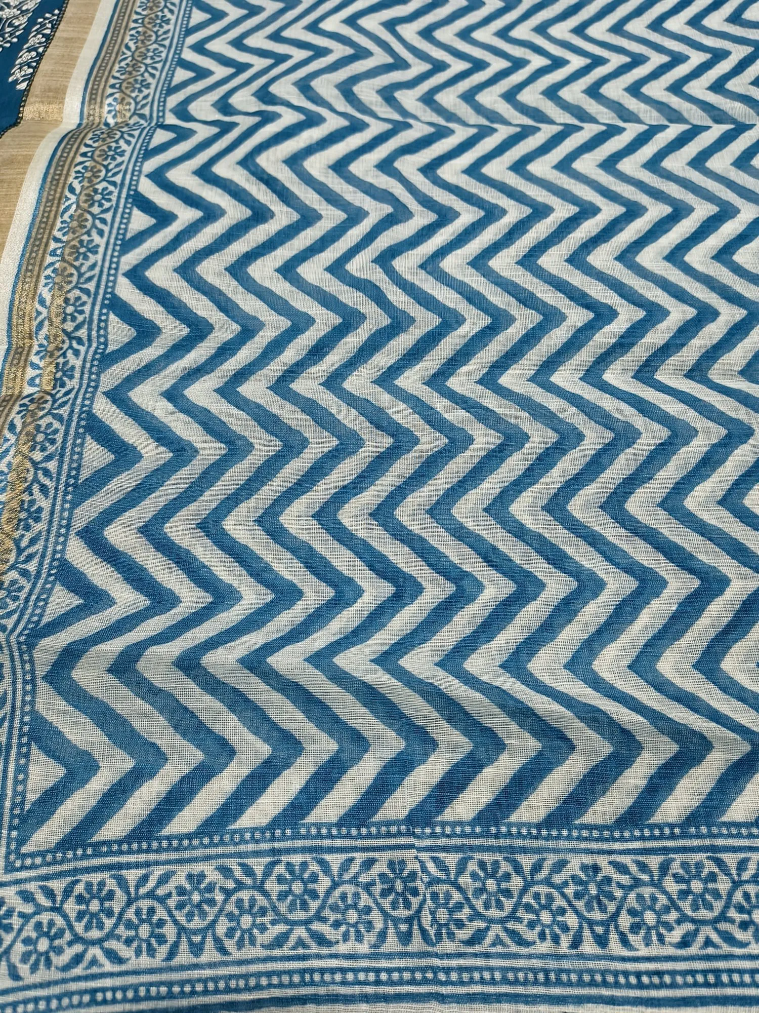 Printed Pure Cotton Unstitched Suit view 4