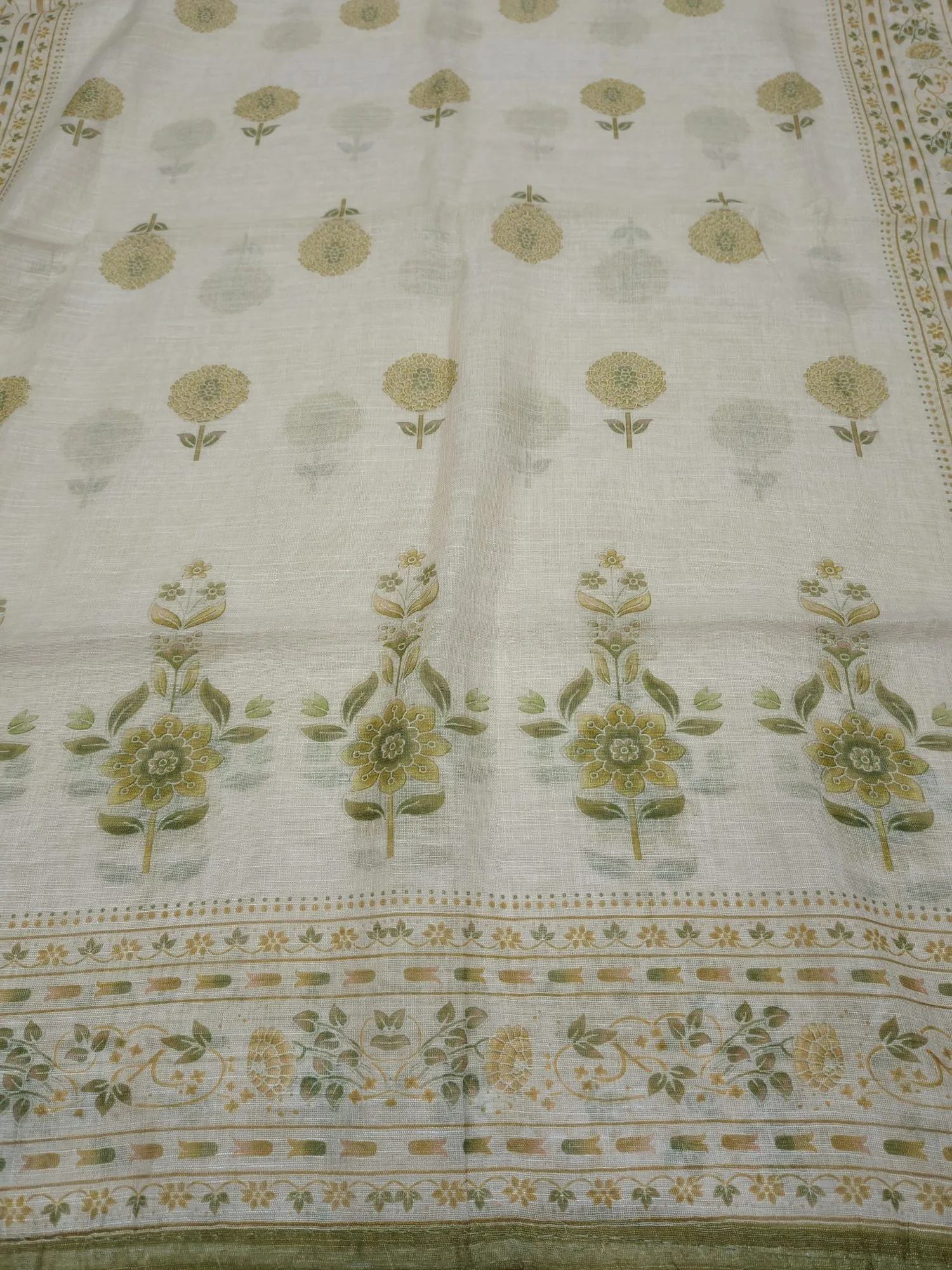 Printed Cotton Linen Suit view 4