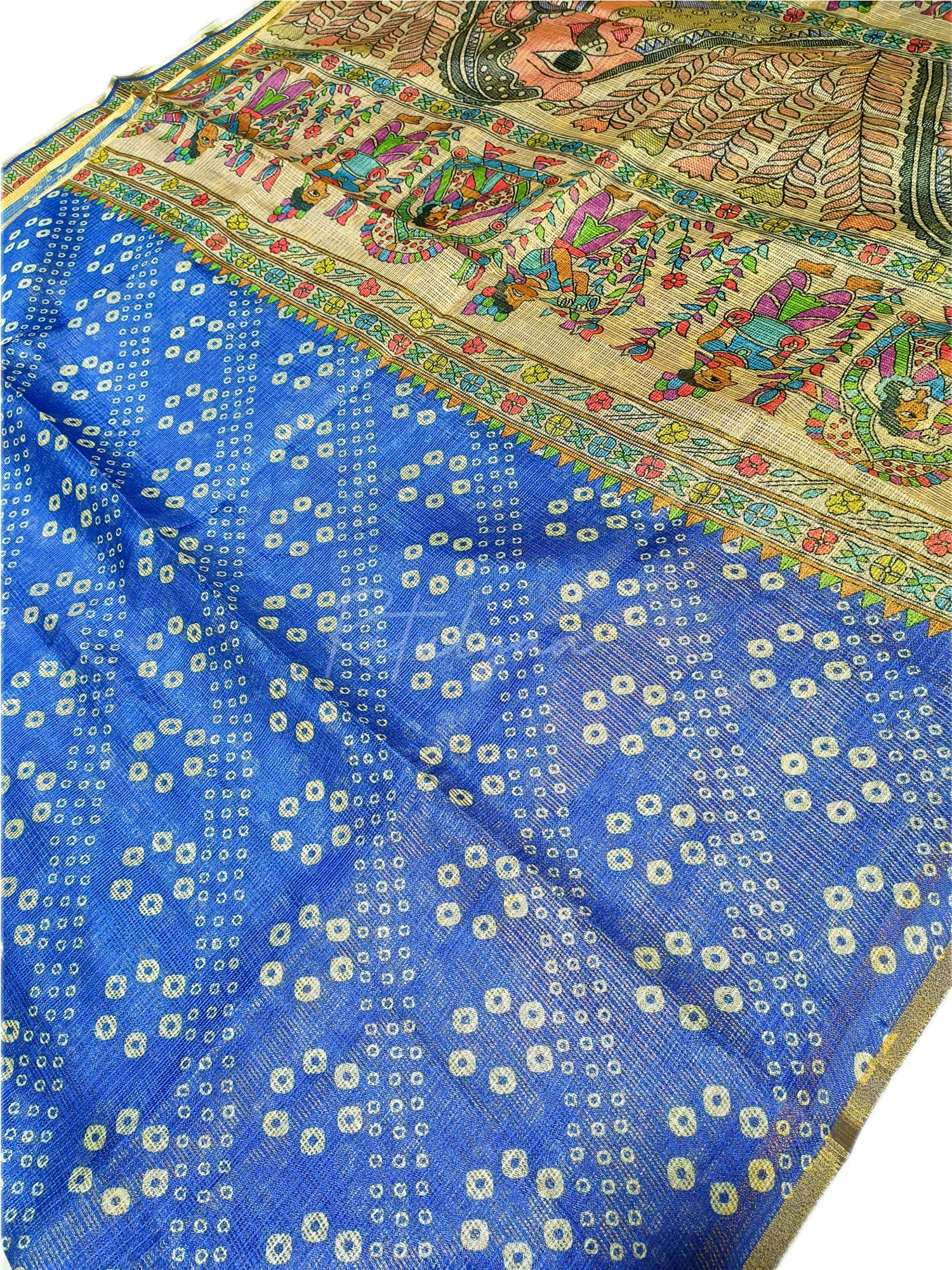 Printed Shimmer Kota Doria Sarees view 10