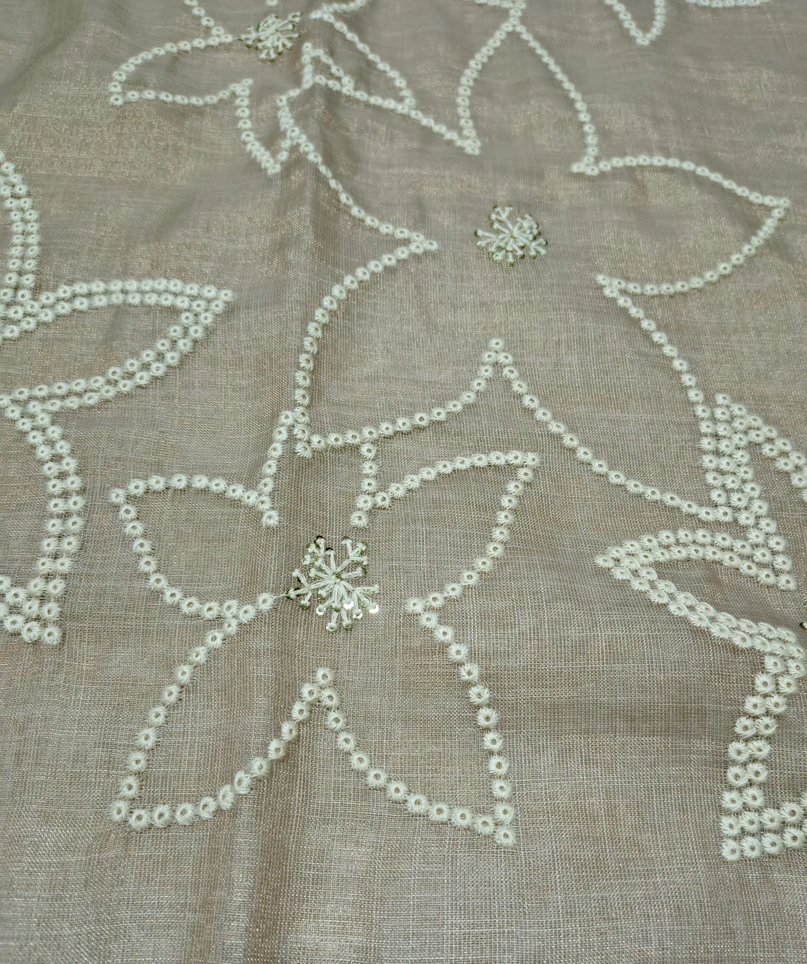 Shimmer Cotton Allover Embroidery Suit view 3