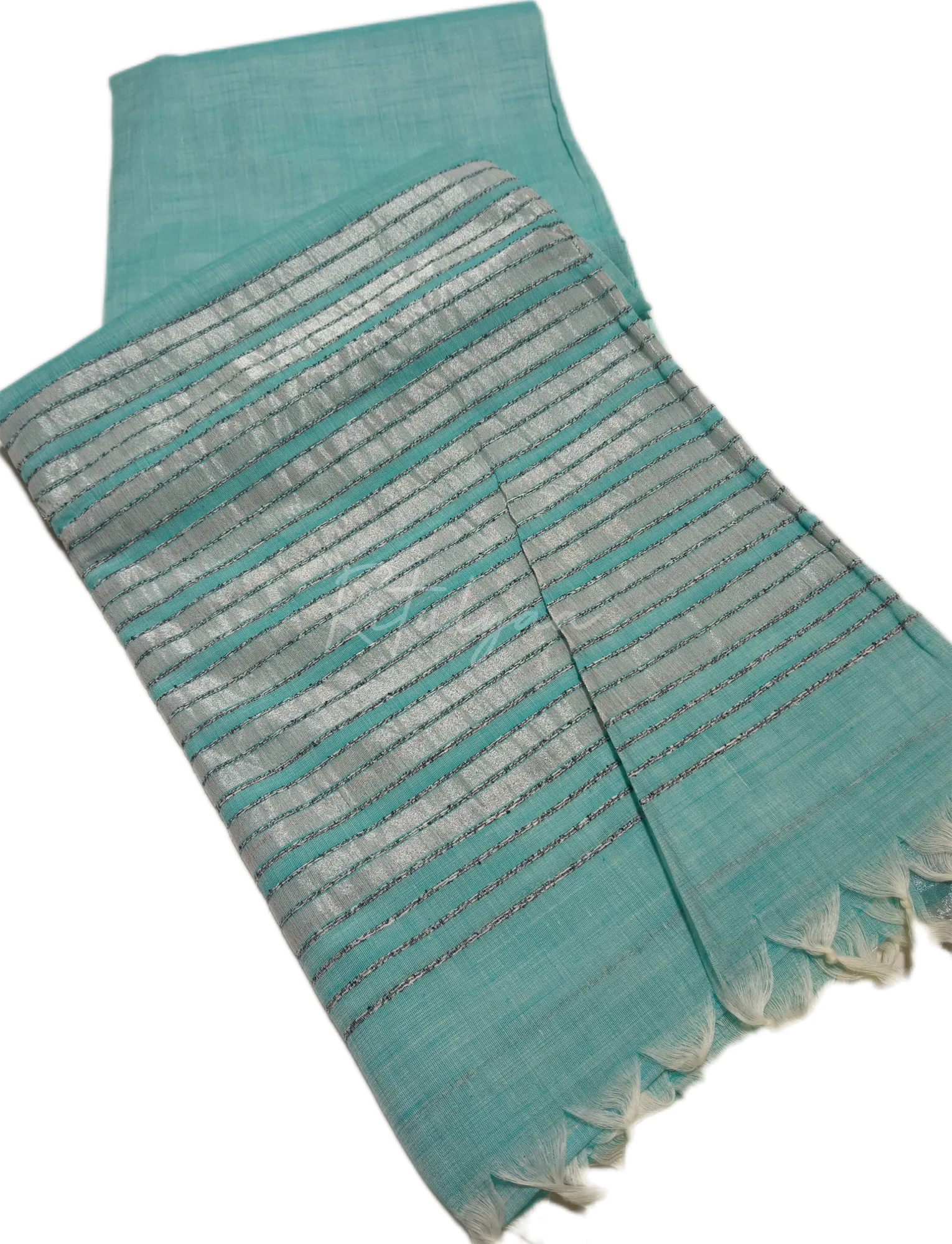 Cotton Linen Saree view 2