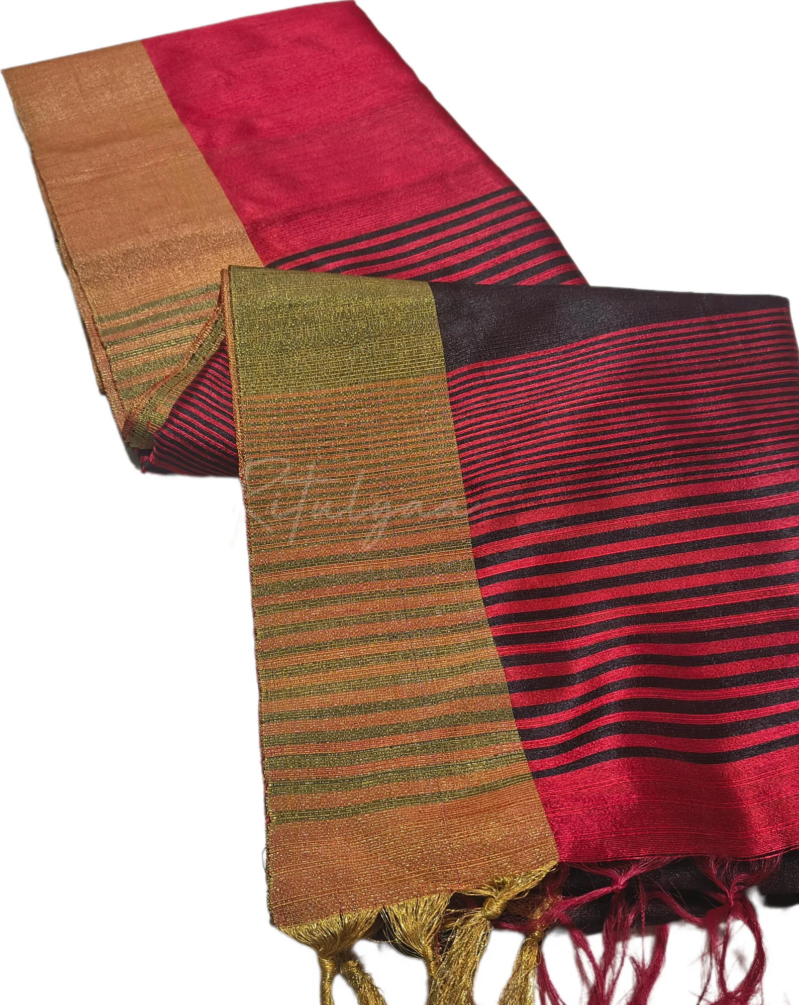 Ghicha Silk Zari Border Saree view 2
